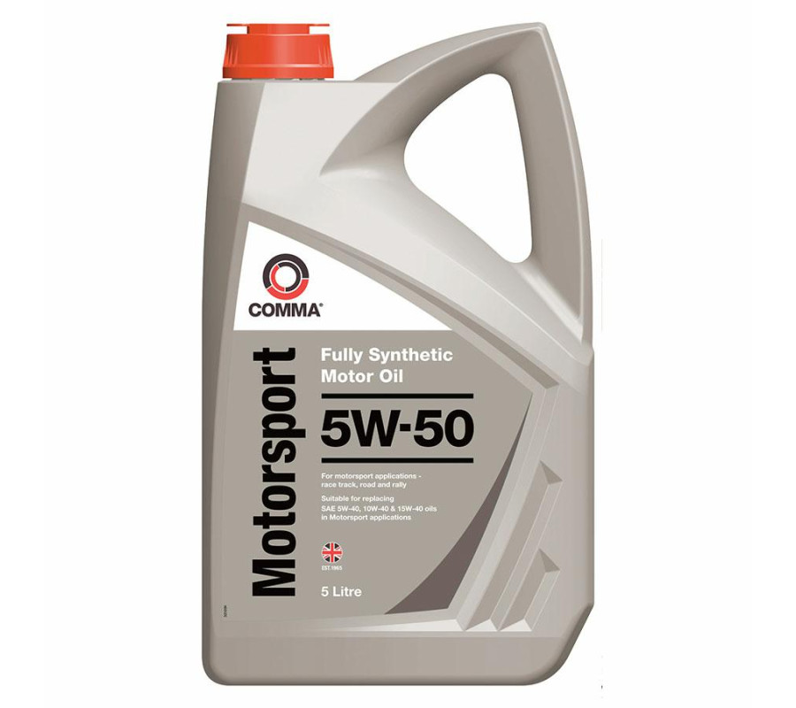 5W50 Comma Motorsport olej syntetyczny- 5L