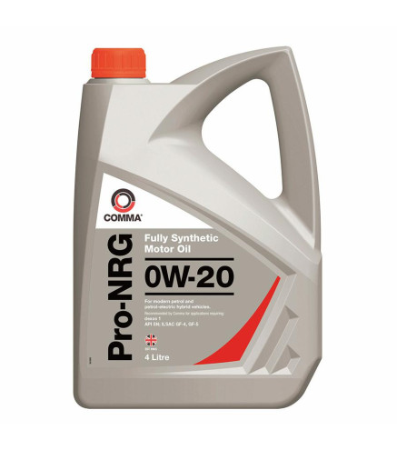 0W20 Comma Pro-NRG olej syntetyczny - 4L