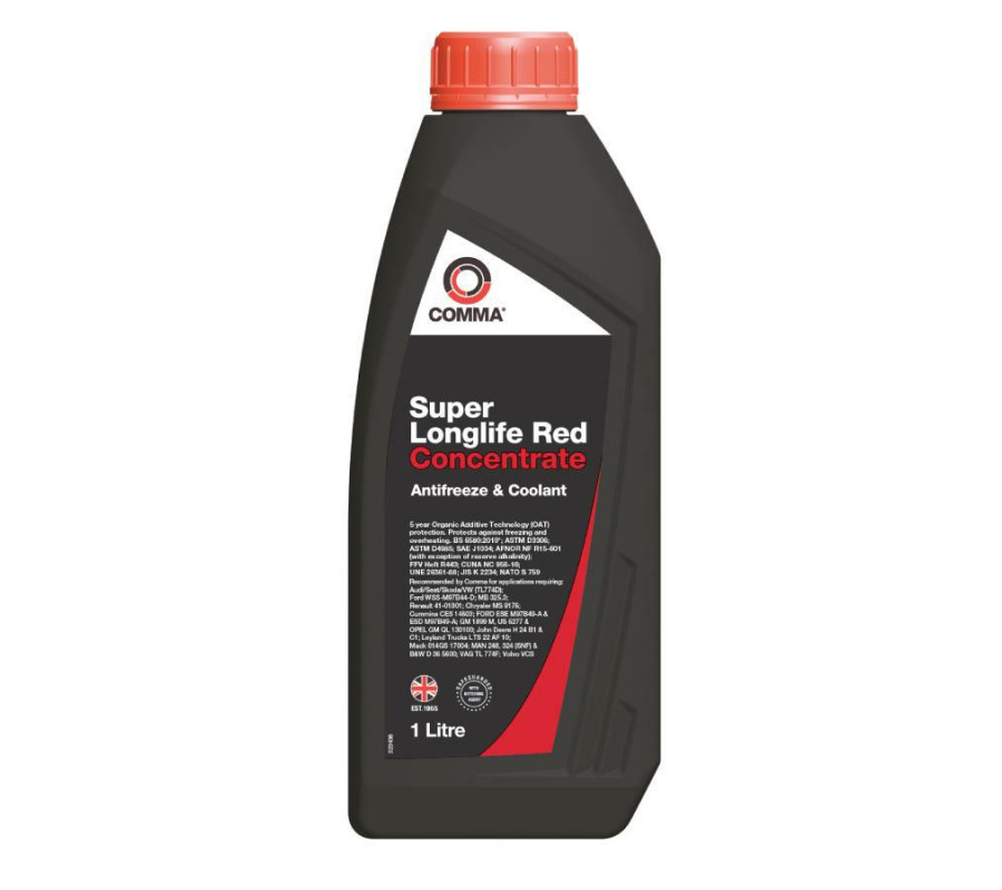 Comma Super LongLife Red Concentrat płyn chłodzący - 1L