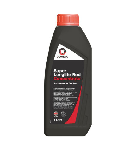 Comma Super LongLife Red Concentrat płyn chłodzący - 1L