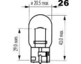 WY21W 12V W3x16D żarówka pomarańczowa