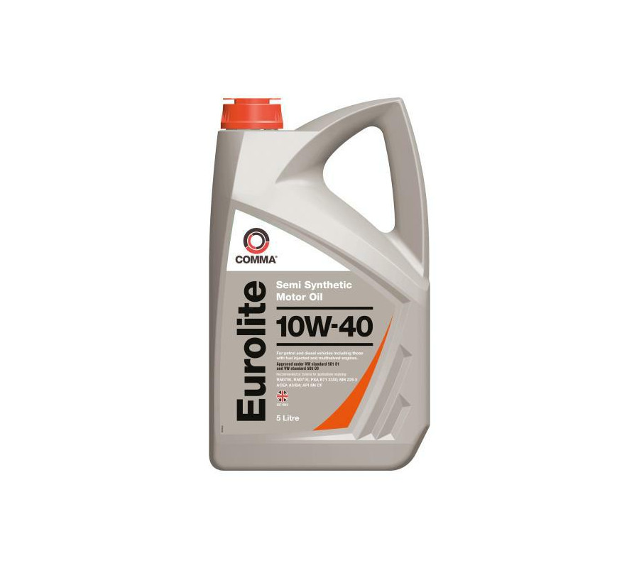 10W40 Comma Eurolite olej półsyntetyczny  - 5L
