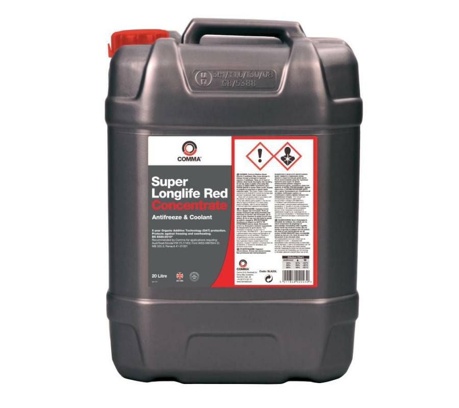 Comma Super LongLife Red Concentrat płyn chłodzący - 20L