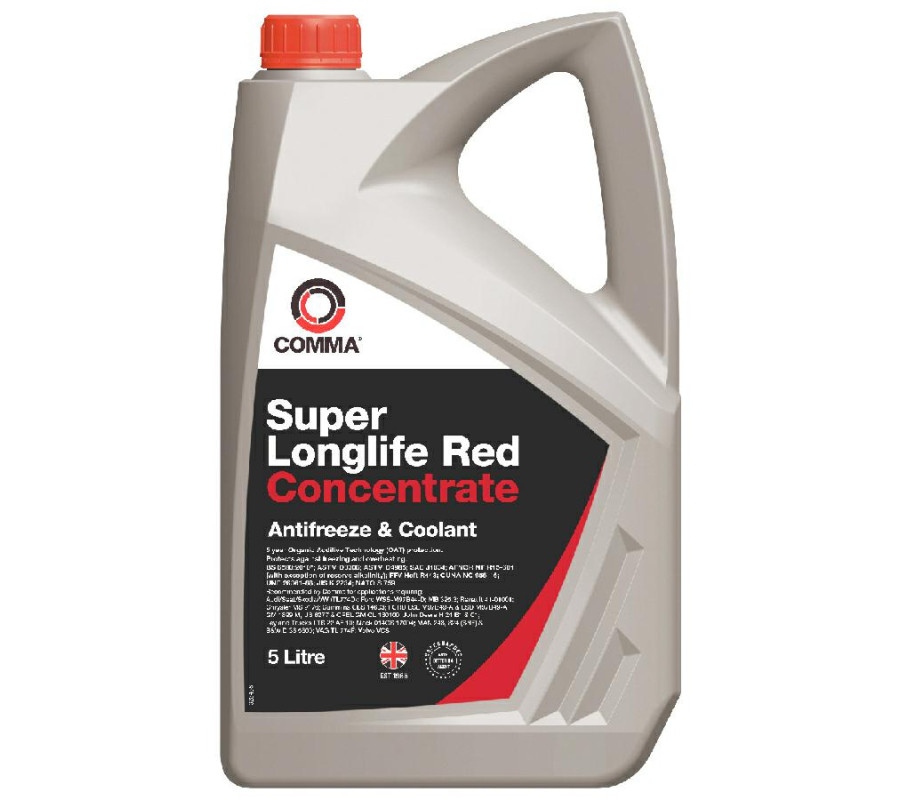 Comma Super LongLife Red Concentrat płyn  chłodzący - 5L