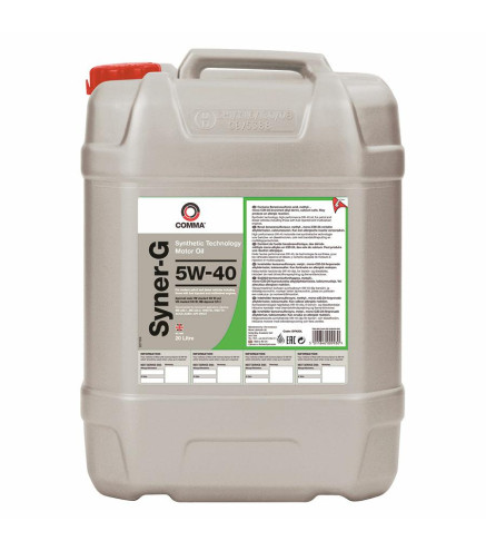 5W40 Comma Syner-G olej syntetyczny -  20L