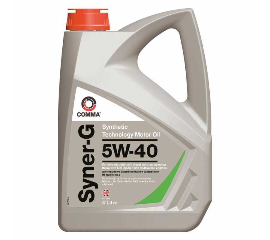 5W40 Comma Syner-G olej syntetyczny - 4L
