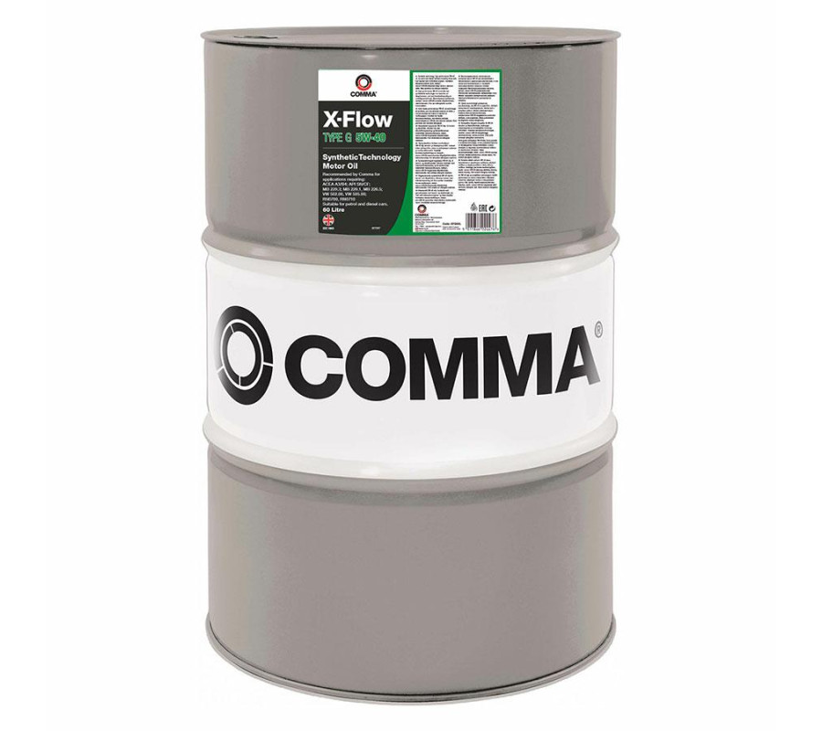 5W40 Comma X-Flow Type G olej  syntetyczny - 60L