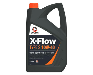10W40 Comma X-Flow Type S - olej  półsyntetyczny - 5L