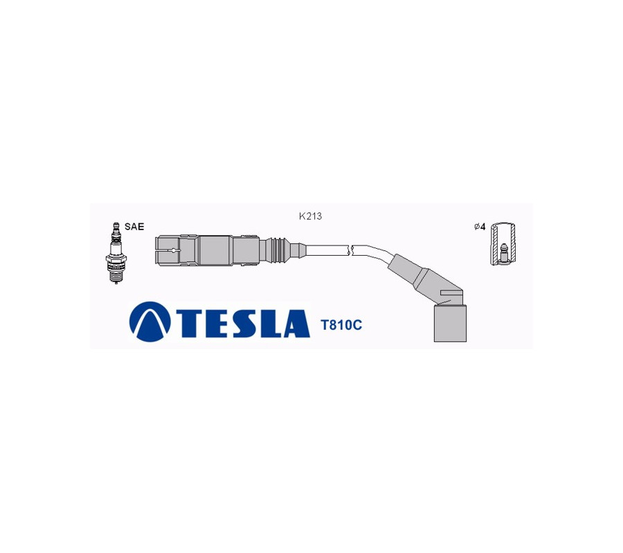 T810C (T080B) Przewody zapłonowe TESLA BMW