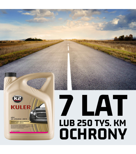 K2 KULER -35°C RÓŻOWY 5 L