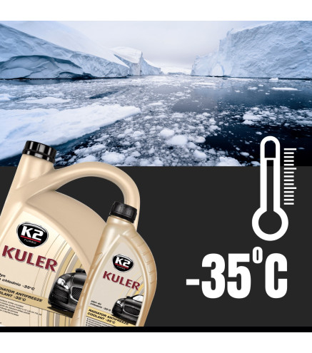 K2 KULER LONG LIFE -35°C ŻÓŁTY 1 L