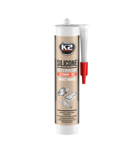 K2 SILIKON CZERWONY +350°C 300 G