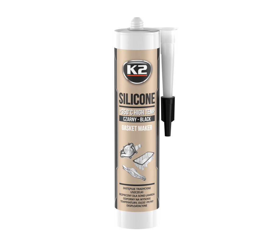 K2 CZARNY SILIKON +350°C 300 G K2 CZARNY SILIKON +350°C 300 G