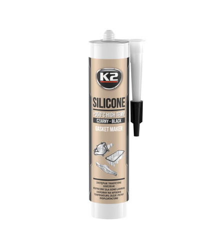 K2 CZARNY SILIKON +350°C 300 G