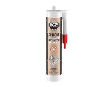 K2 CZARNY SILIKON +300°C 300ml
