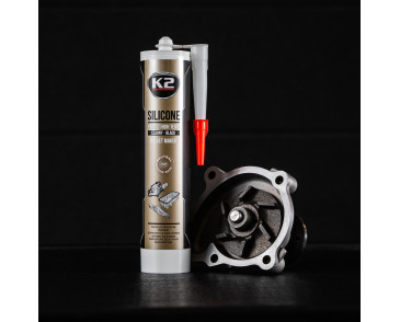 K2 CZARNY SILIKON +300°C 300ml