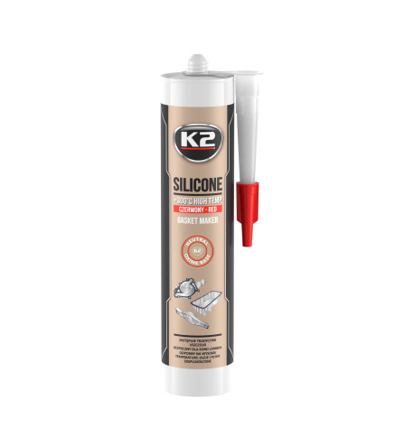 K2 SILIKON CZERWONY +300°C 300ml