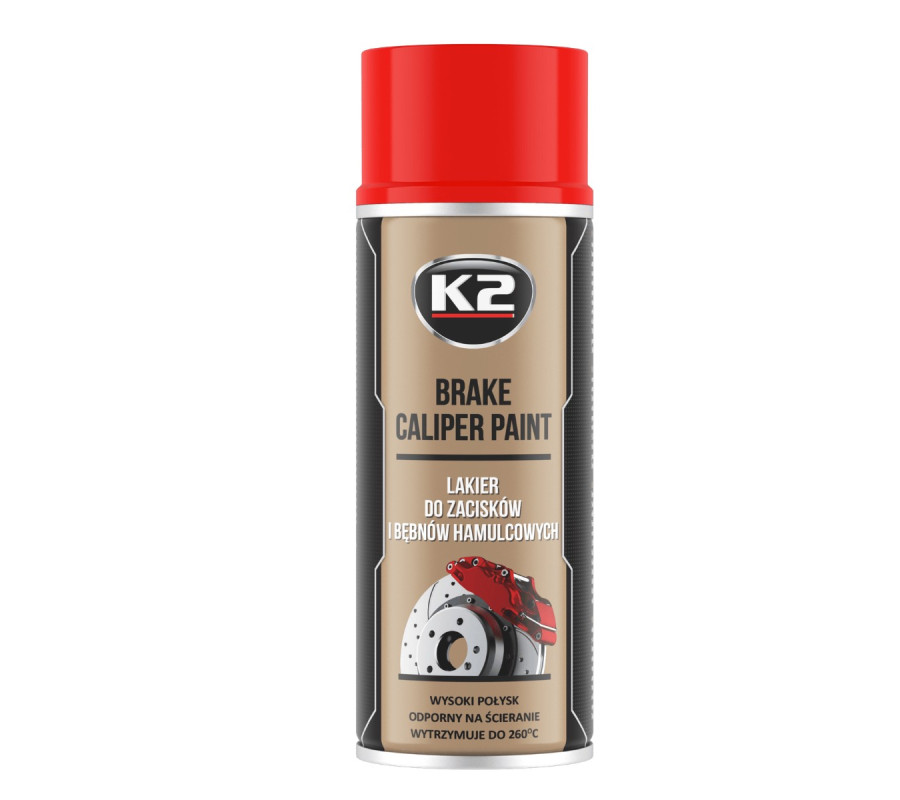 K2 BRAKE CALIPER PAINT 400ml CZERWONY