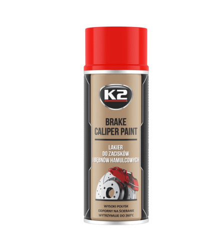 K2 BRAKE CALIPER PAINT 400ml CZERWONY