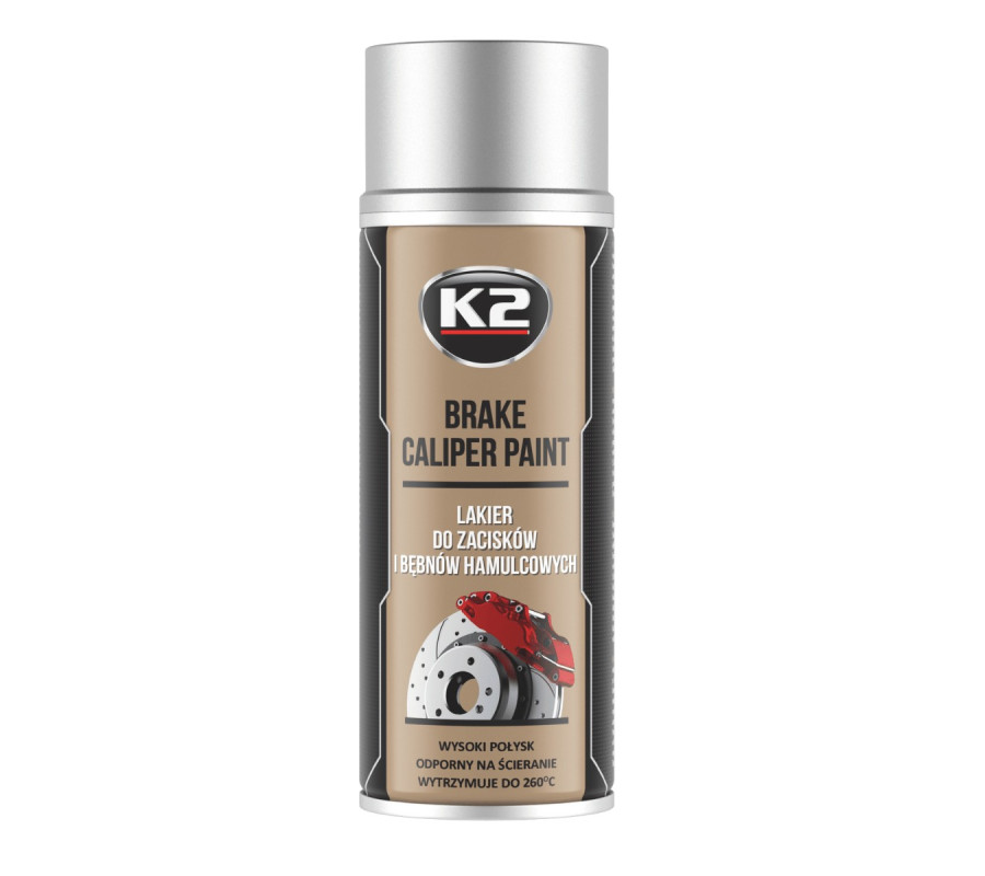 K2 BRAKE CALIPER PAINT 400ml SREBRNY