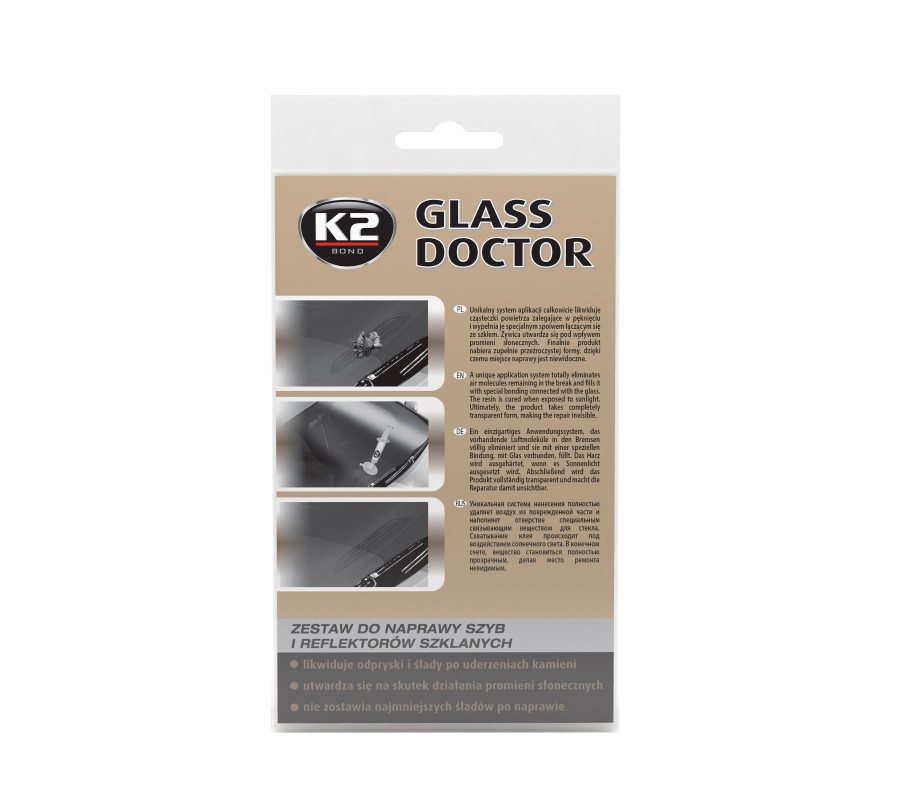 GLASS DOCTOR ZESTAW DO NAPRAWY SZYB I REFLEKTORÓW / K2