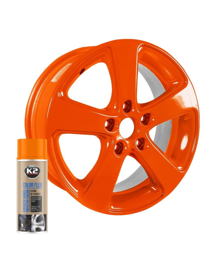 K2 COLOR FLEX POMARAŃCZOWY 400 ML