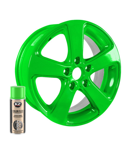 K2 COLOR FLEX JASNY ZIELONY 400 ML