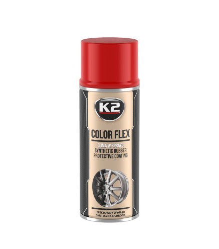 K2 COLOR FLEX CZERWONY 400 ML
