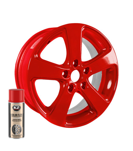 K2 COLOR FLEX CZERWONY 400 ML